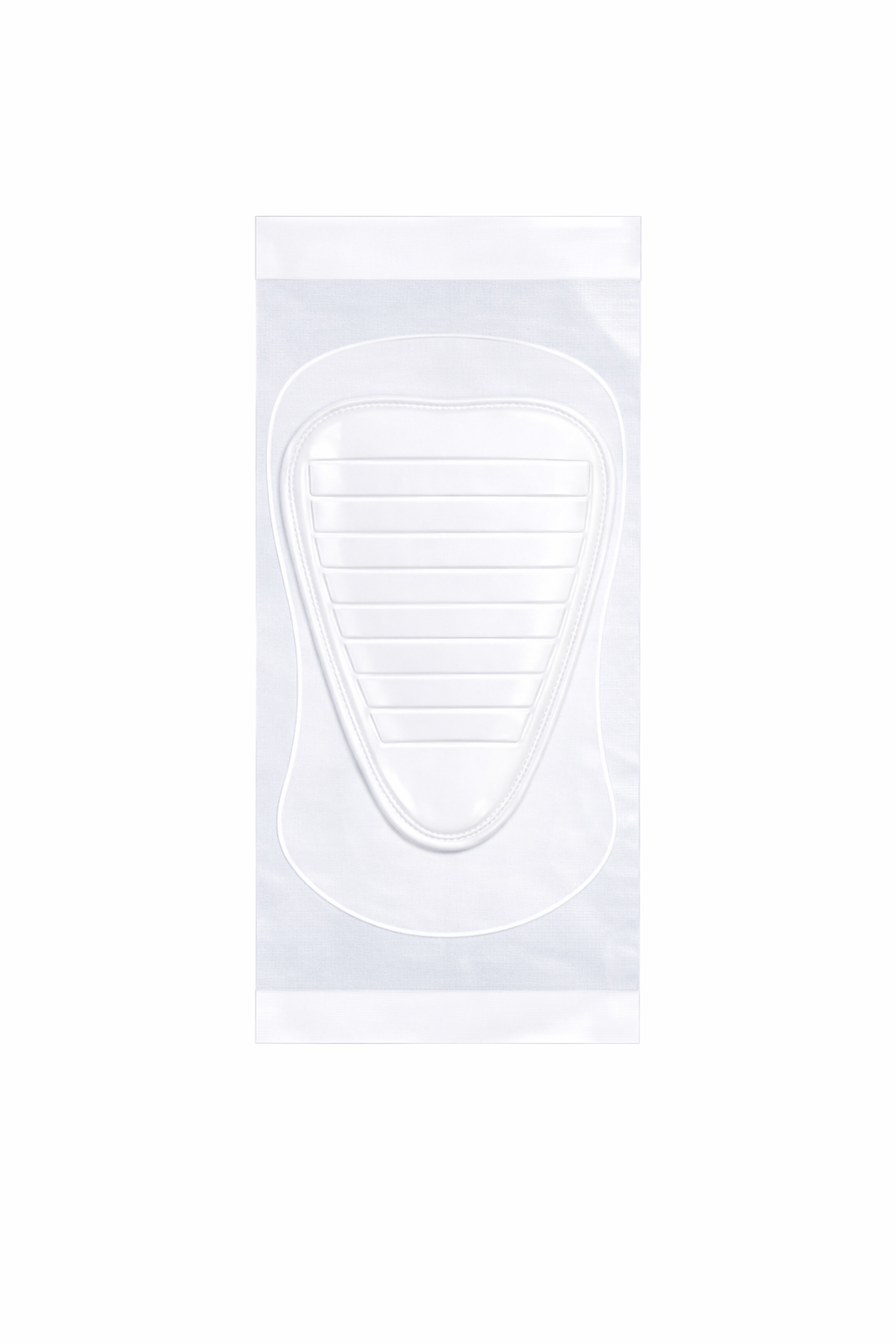 CreaseAlign™ clear silicone universal structural support patch for facial creases