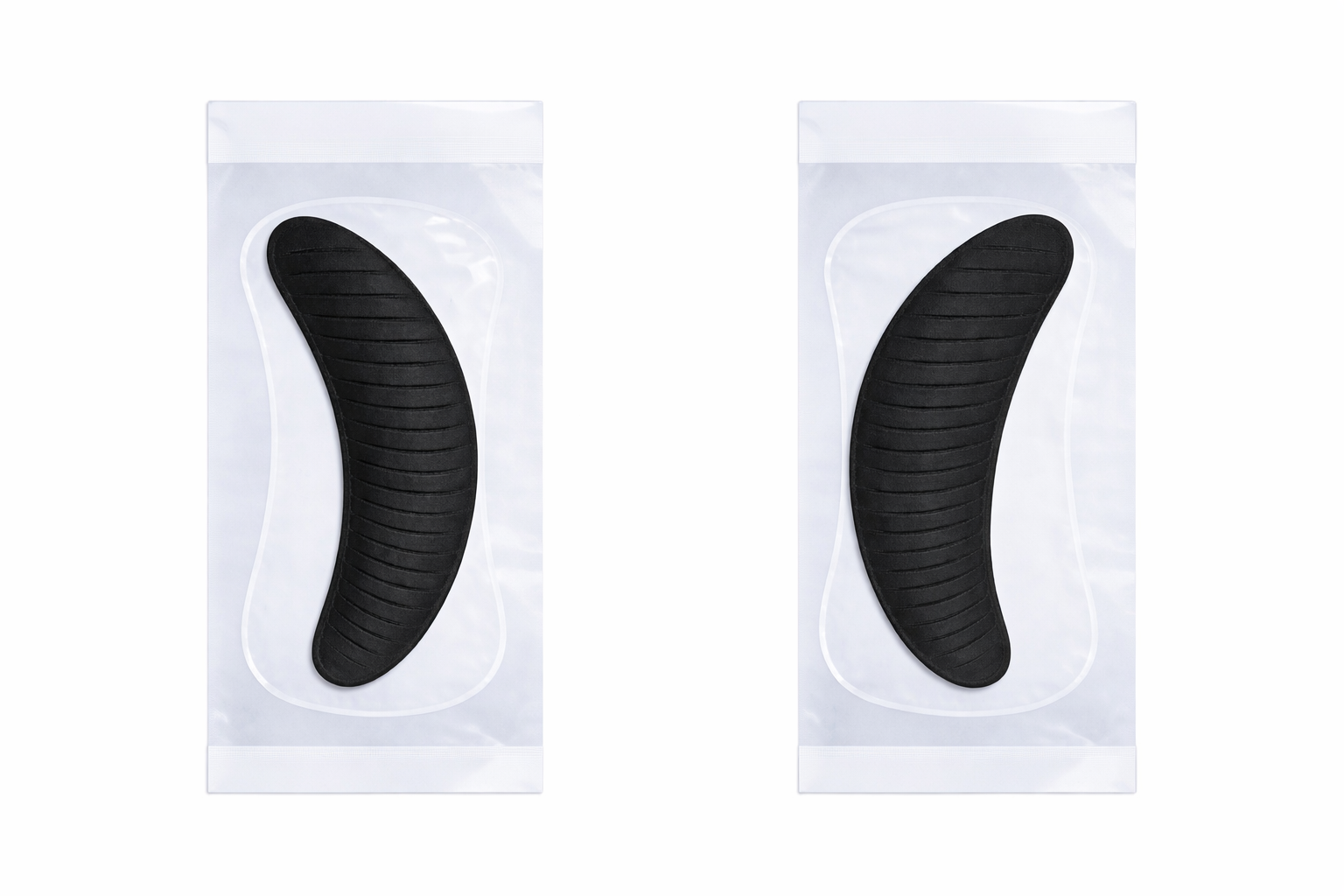 CreaseAlign™ black curved structural support patches for smile lines